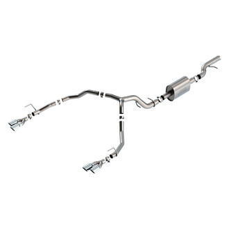 Borla® - S-Type™ 304 SS Cat-Back Exhaust System with Quad Rear Exit