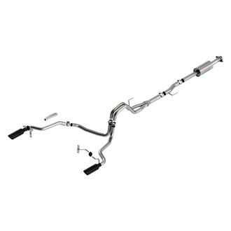 Borla® - S-Type™ 304 SS Cat-Back Exhaust System with Split Rear Exit