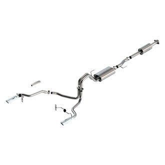 Borla® - S-Type™ 304 SS Cat-Back Exhaust System with Split Rear Exit
