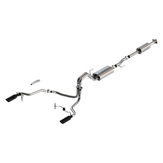 Borla® - S-Type™ 304 SS Cat-Back Exhaust System with Split Rear Exit
