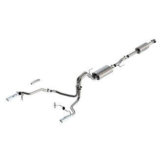 Borla® - ATAK™ 304 SS Cat-Back Exhaust System with Split Rear Exit