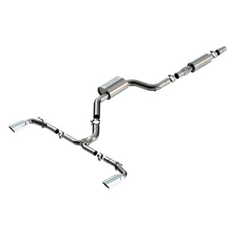 Borla® - S-Type™ 304 SS Cat-Back Exhaust System with Split Rear Exit