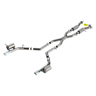 Borla® - S-Type™ 304 SS Cat-Back Exhaust System with Split Rear Exit