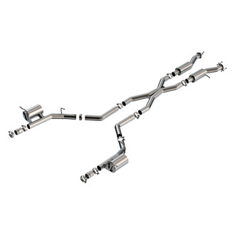 Borla® - S-Type™ 304 SS Cat-Back Exhaust System with Split Rear Exit
