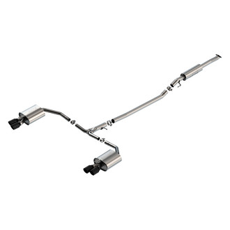Borla® - S-Type™ 304 SS Cat-Back Exhaust System with Quad Rear Exit