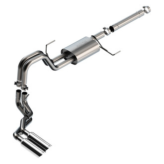 Borla® - S-Type™ 304 SS Cat-Back Exhaust System with Dual Side Exit