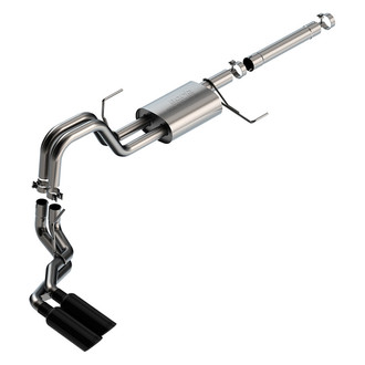 Borla® - S-Type™ 304 SS Cat-Back Exhaust System with Dual Side Exit