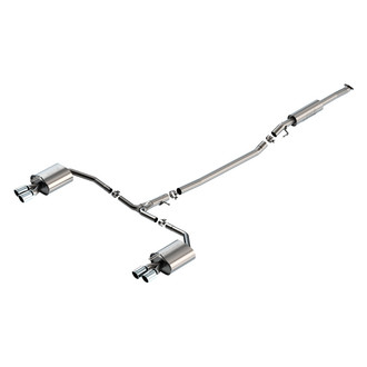 Borla® - S-Type™ 304 SS Cat-Back Exhaust System with Quad Rear Exit