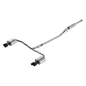 Borla® - S-Type™ 304 SS Cat-Back Exhaust System with Quad Rear Exit