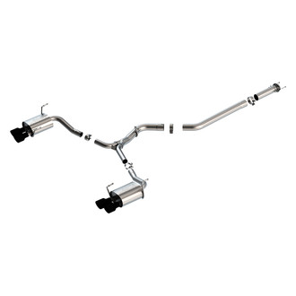 Borla® - S-Type™ 304 SS Cat-Back Exhaust System with Quad Rear Exit