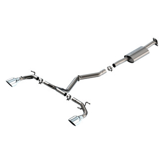 Borla® - S-Type™ 304 SS Cat-Back Exhaust System with Split Rear Exit