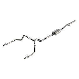 Borla® - ATAK™ 304 SS Cat-Back Exhaust System with Split Rear Exit