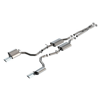 Borla® - ATAK™ 304 SS Cat-Back Exhaust System with Split Rear Exit