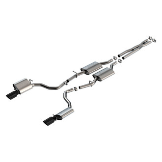 Borla® - ATAK™ 304 SS Cat-Back Exhaust System with Split Rear Exit