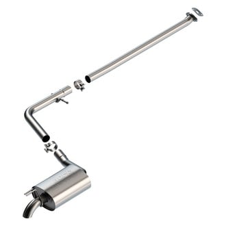 Borla® - S-Type™ 304 SS Cat-Back Exhaust System with Single Rear Exit