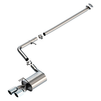Borla® - S-Type™ 304 SS Cat-Back Exhaust System with Dual Rear Exit