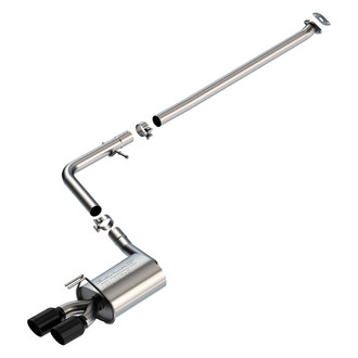 Borla® - S-Type™ 304 SS Cat-Back Exhaust System with Dual Rear Exit