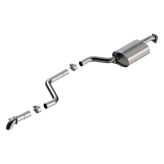 Borla® - S-Type™ 304 SS Cat-Back Exhaust System with Single Rear Exit