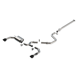 Borla® - ATAK™ 304 SS Cat-Back Exhaust System with Split Rear Exit
