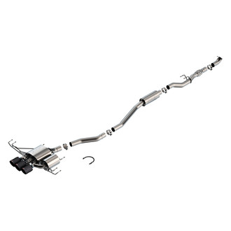 Borla® - ATAK™ 304 SS Cat-Back Exhaust System with Triple Rear Exit
