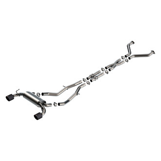 Borla® - S-Type™ 304 SS Cat-Back Exhaust System with Split Rear Exit