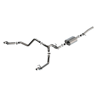 Borla® - S-Type™ 304 SS Cat-Back Exhaust System with Split Rear Exit