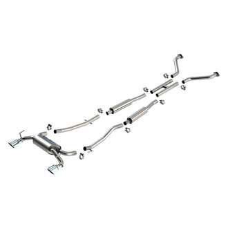 Borla® - S-Type II™ Stainless Steel Cat-Back Exhaust System with Split Rear Exit