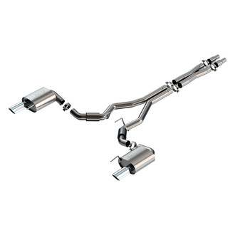Borla® - S-Type™ 304 SS Cat-Back Exhaust System with Split Rear Exit
