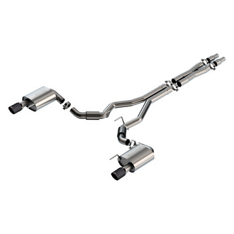 Borla® - S-Type™ 304 SS Cat-Back Exhaust System with Split Rear Exit