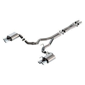 Borla® - ATAK™ 304 SS Cat-Back Exhaust System with Quad Rear Exit