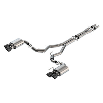 Borla® - S-Type™ 304 SS Cat-Back Exhaust System with Quad Rear Exit