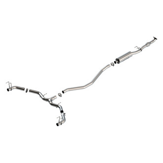 Borla® - S-Type™ 304 SS Cat-Back Exhaust System with Split Rear Exit