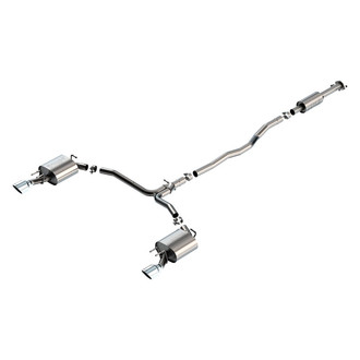 Borla® - S-Type™ 304 SS Cat-Back Exhaust System with Split Rear Exit