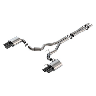 Borla® - S-Type™ 304 SS Cat-Back Exhaust System with Quad Rear Exit