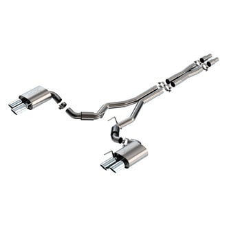 Borla® - ATAK™ 304 SS Cat-Back Exhaust System with Quad Rear Exit