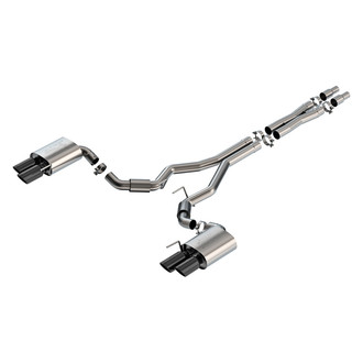 Borla® - ATAK™ 304 SS Cat-Back Exhaust System with Quad Rear Exit