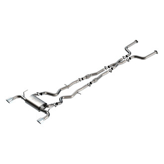 Borla® - S-Type™ 304 SS Cat-Back Exhaust System with Split Rear Exit
