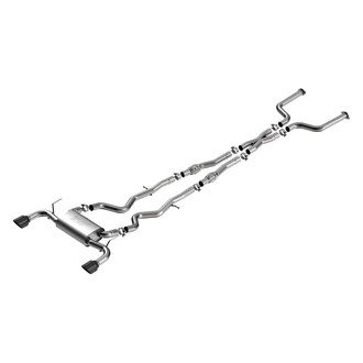 Borla® - S-Type™ 304 SS Cat-Back Exhaust System with Split Rear Exit