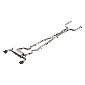 Borla® - S-Type™ 304 SS Cat-Back Exhaust System with Split Rear Exit