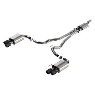 Borla® - S-Type™ 304 SS Cat-Back Exhaust System with Quad Rear Exit