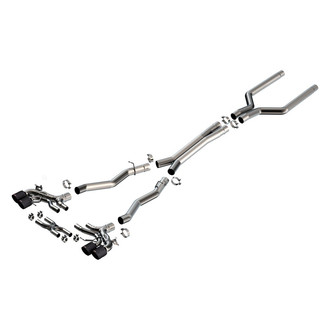 Borla® - ATAK™ 304 SS Cat-Back Exhaust System with Quad Rear Exit