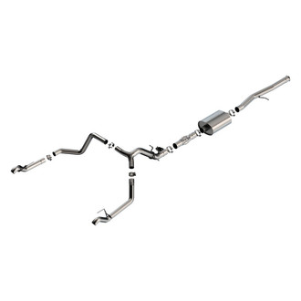 Borla® - ATAK™ 304 SS Cat-Back Exhaust System with Split Rear Exit