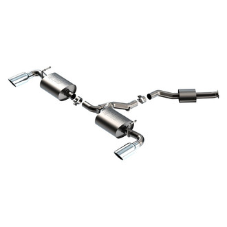 Borla® - S-Type™ 304 SS Cat-Back Exhaust System with Split Rear Exit