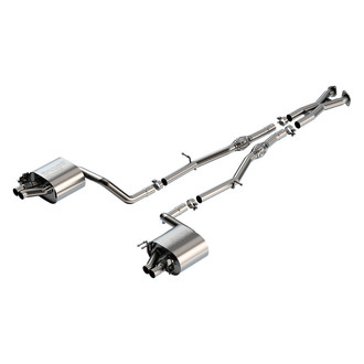 Borla® - S-Type™ 304 SS Cat-Back Exhaust System with Quad Rear Exit