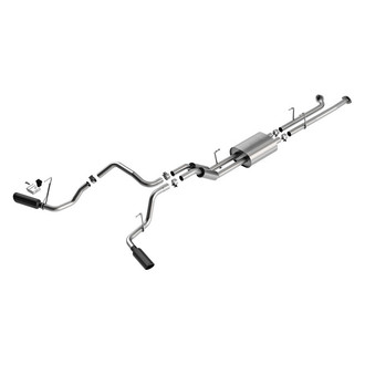 Borla® - S-Type™ 304 SS Cat-Back Exhaust System with Split Side Exit