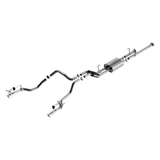 Borla® - S-Type™ 304 SS Cat-Back Exhaust System with Split Rear Exit