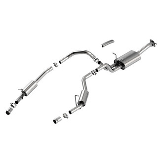 Borla® - S-Type™ 304 SS Cat-Back Exhaust System with Split Rear Exit