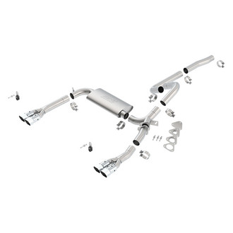 Borla® - 3" Adj™ Stainless Steel Cat-Back Exhaust System with Quad Rear Exit