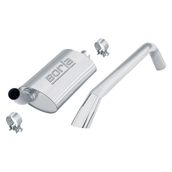 Borla® - Touring™ Stainless Steel Cat-Back Exhaust System, Jeep CJ