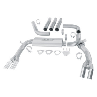 Borla® - 3" Adj™ Stainless Steel Cat-Back Exhaust System with Quad Rear Exit